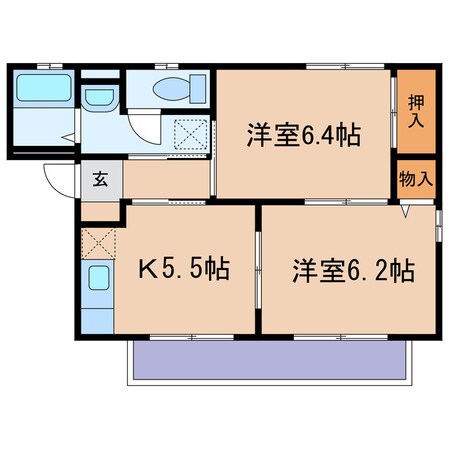 サリーレ太陽の物件間取画像